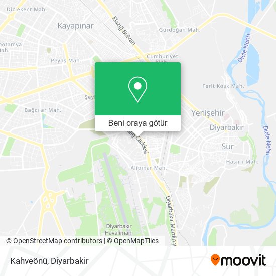 Kahveönü harita