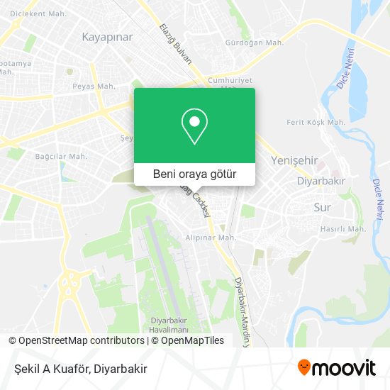Şekil A Kuaför harita