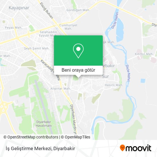 İş Geliştirme Merkezi harita
