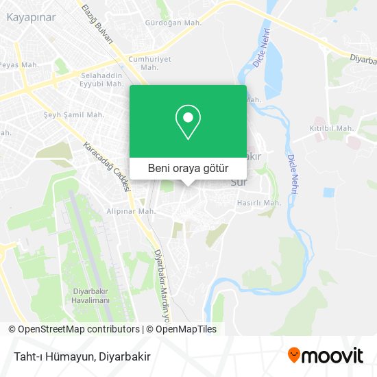 Taht-ı Hümayun harita