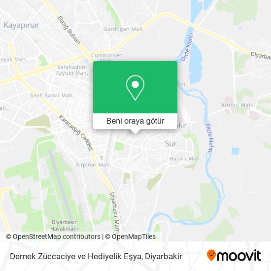 Dernek Züccaciye ve Hediyelik Eşya harita