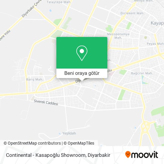 Continental - Kasapoğlu Showroom harita