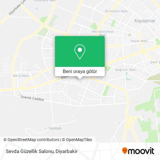 Sevda Güzellik Salonu harita