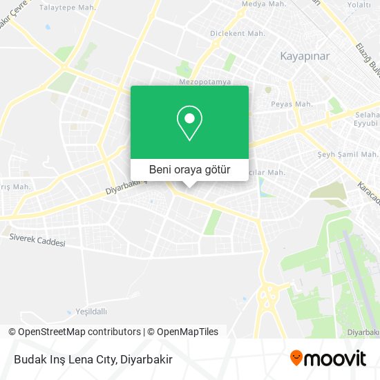 Budak Inş Lena Cıty harita