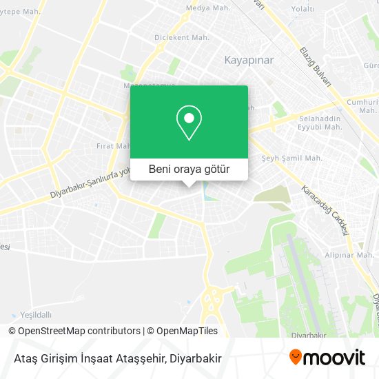 Ataş Girişim İnşaat Ataşşehir harita