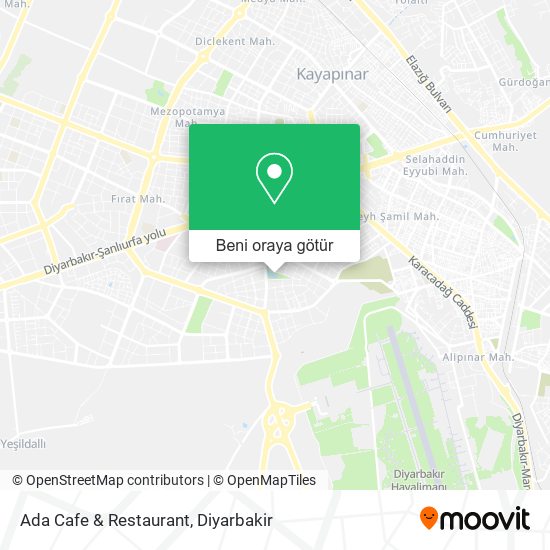 Ada Cafe & Restaurant harita