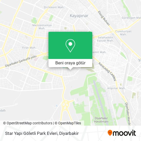 Star Yapı Göletli Park Evleri harita