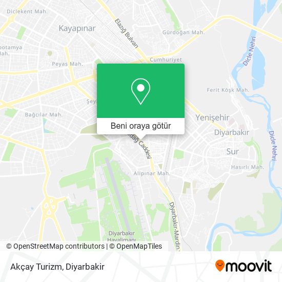 Akçay Turizm harita
