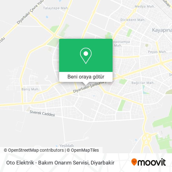 Oto Elektrik - Bakım Onarım Servisi harita