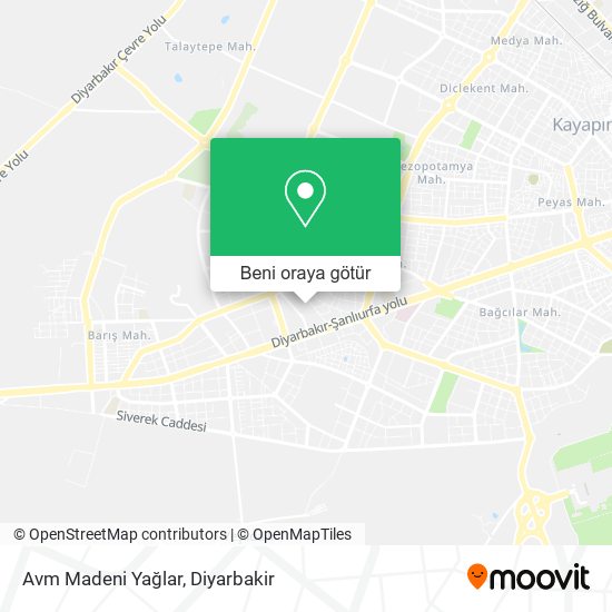 Avm Madeni Yağlar harita