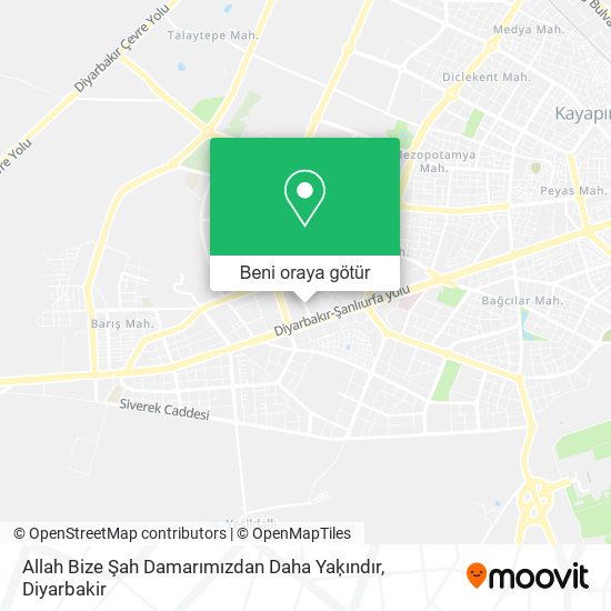 Allah Bize Şah Damarımızdan Daha Yaķındır harita