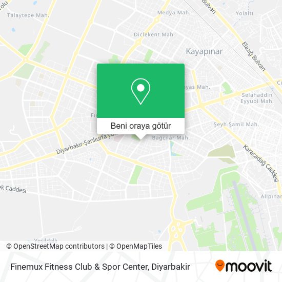 Finemux Fitness Club & Spor Center harita