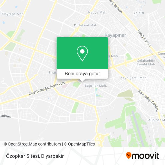 Özopkar Sitesi harita