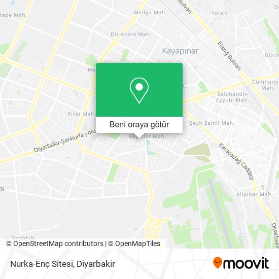 Nurka-Enç Sitesi harita