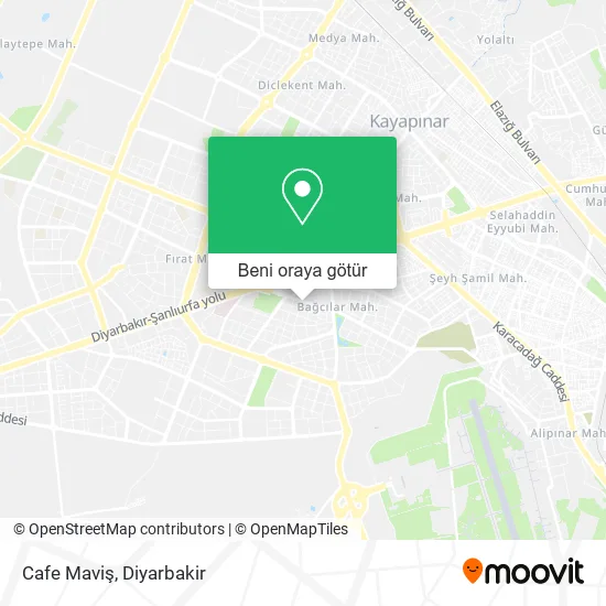 Cafe Maviş harita