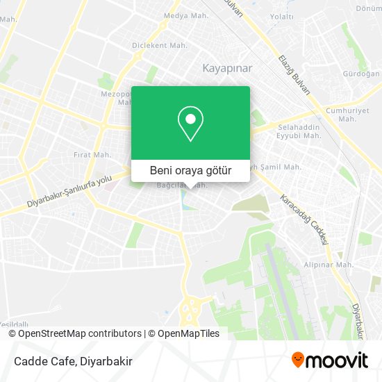 Cadde Cafe harita