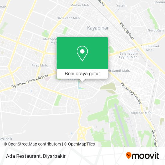 Ada Restaurant harita