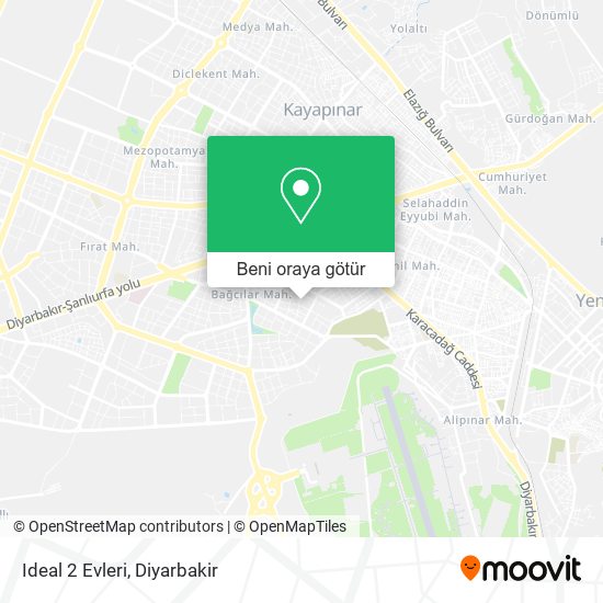 Ideal 2 Evleri harita