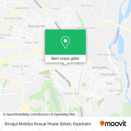 Biroğul Mobilya İhracat İthalat Şirketi harita