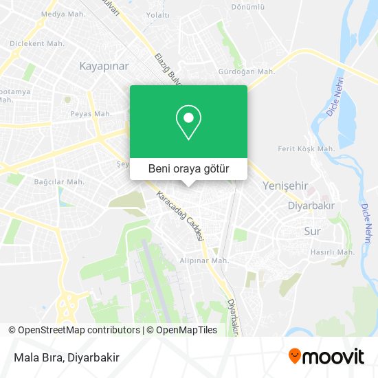 Mala Bıra harita