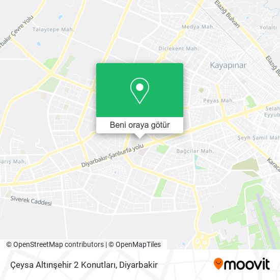 Çeysa Altınşehir 2 Konutları harita