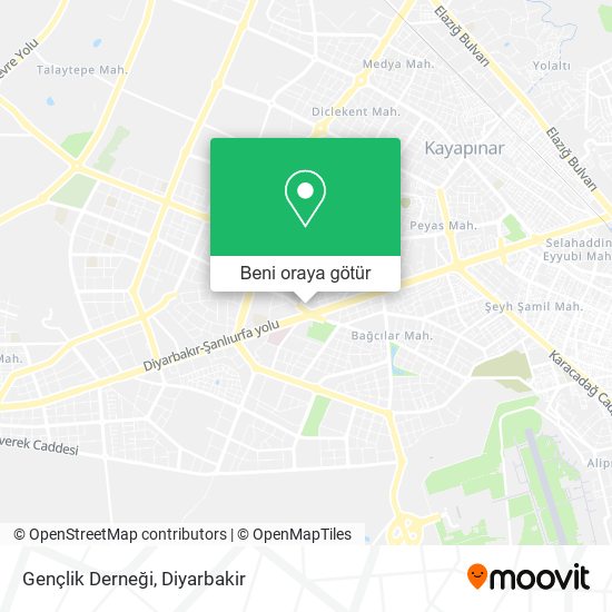 Gençlik Derneği harita
