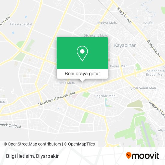 Bilgi İletişim harita