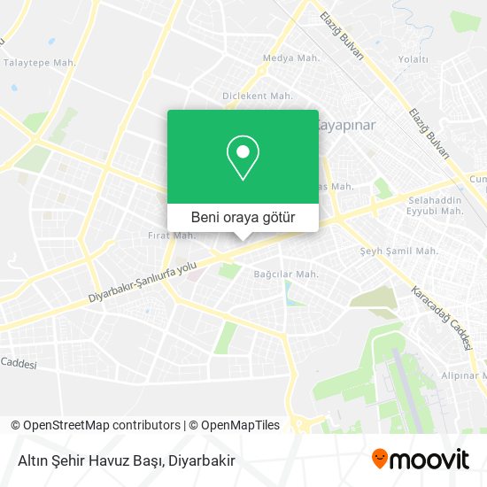Altın Şehir Havuz Başı harita