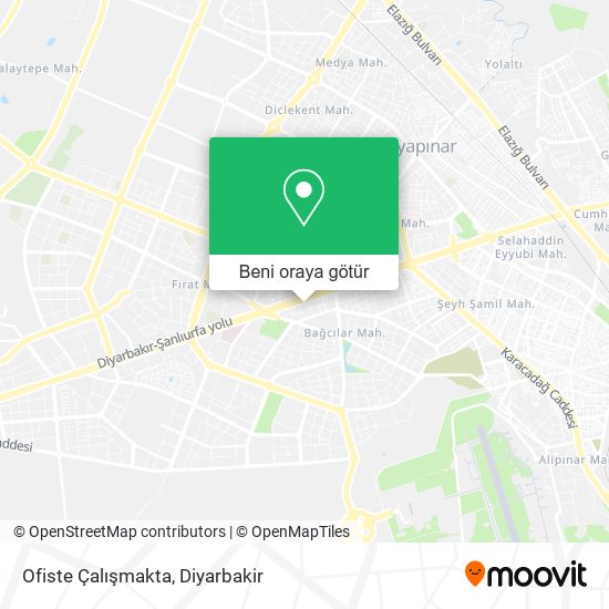Ofiste Çalışmakta harita