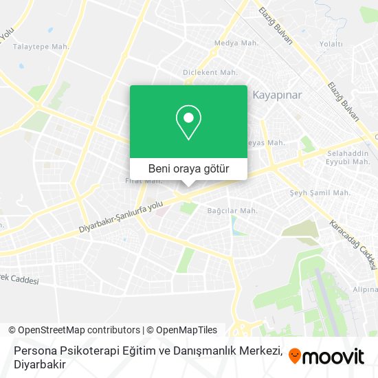 Persona Psikoterapi Eğitim ve Danışmanlık Merkezi harita