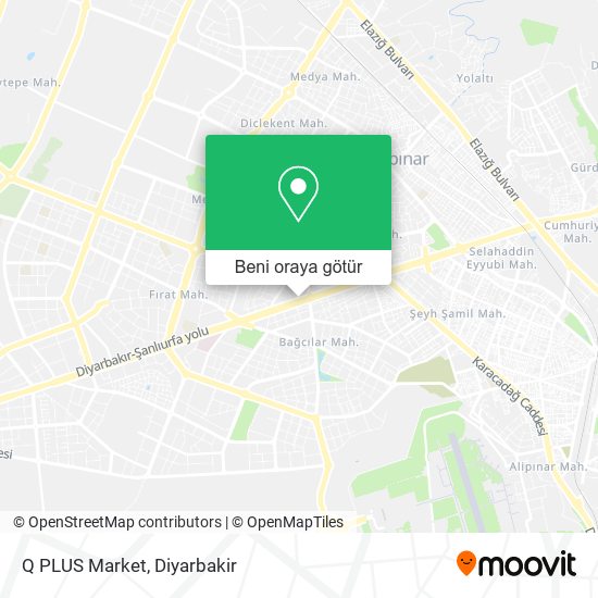 Q PLUS Market harita