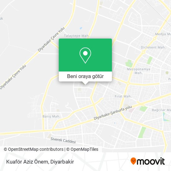Kuaför Aziz Önem harita