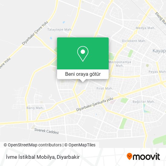 İvme İstikbal Mobilya harita