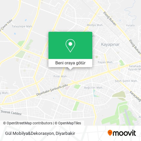 Gül Mobilya&Dekorasyon harita