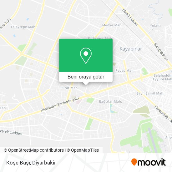 Köşe Başı harita
