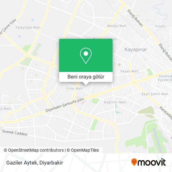 Gaziler Aytek harita