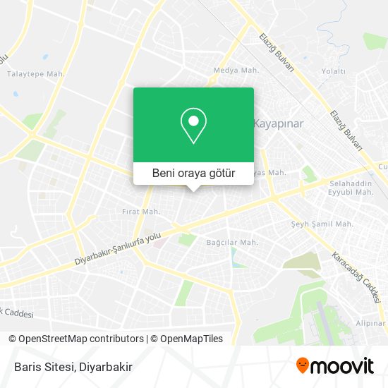 Baris Sitesi harita