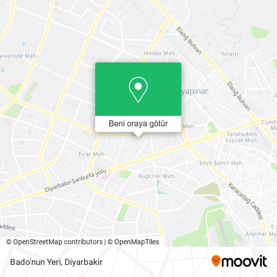 Bado'nun Yeri harita