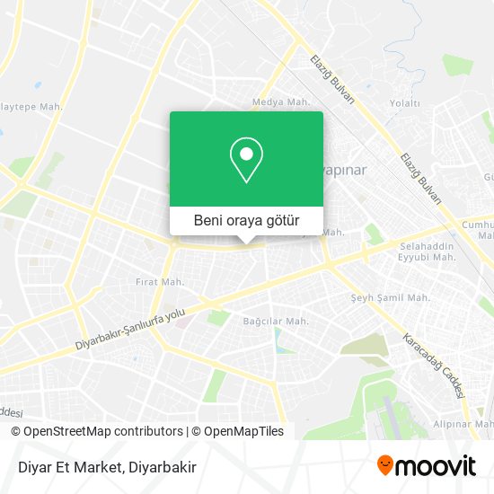 Diyar Et Market harita