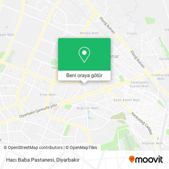Hacı Baba Pastanesi harita
