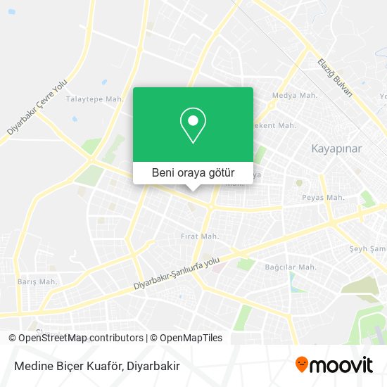Medine Biçer Kuaför harita