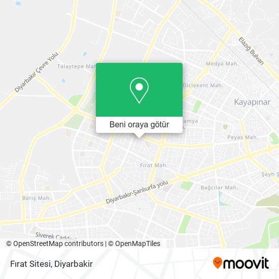 Fırat Sitesi harita