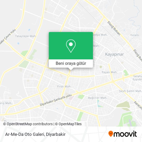 Ar-Me-Da Oto Galeri harita