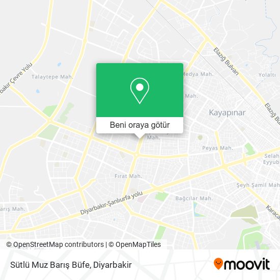 Sütlü Muz Barış Büfe harita