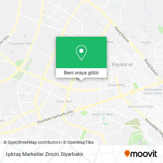Işıktaş Marketler Zinciri harita