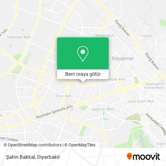 Şahin Bakkal harita