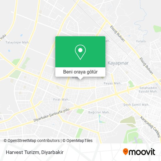 Harvest Turizm harita