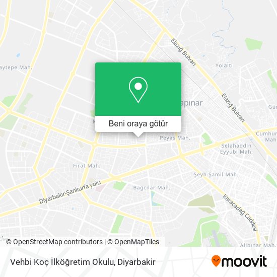 Vehbi Koç İlköğretim Okulu harita