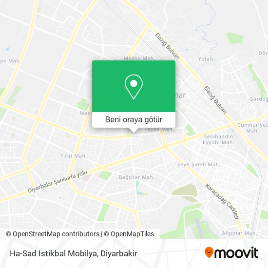 Ha-Sad Istikbal Mobilya harita