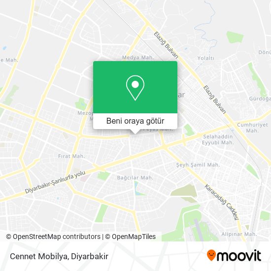 Cennet Mobilya harita